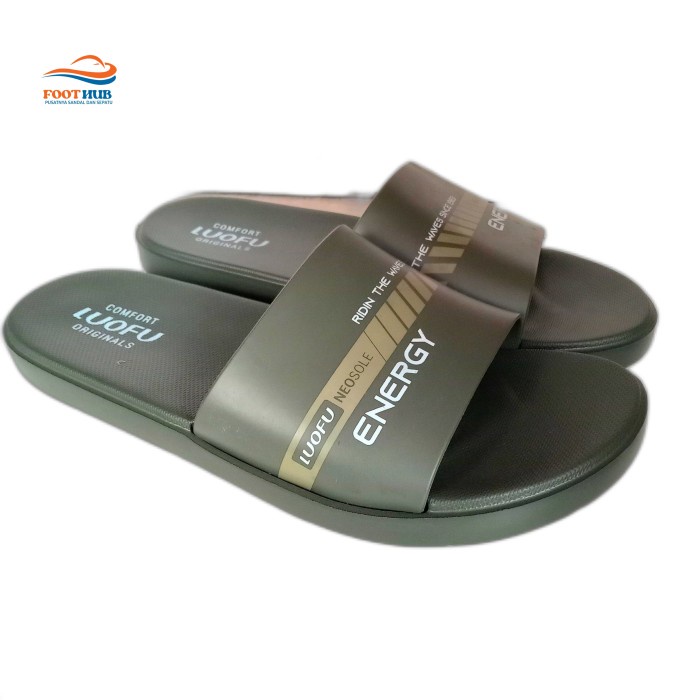 SANDAL LUOFU SLIP ON/SLOP PRIA ENERGY KUALITAS IMPORT