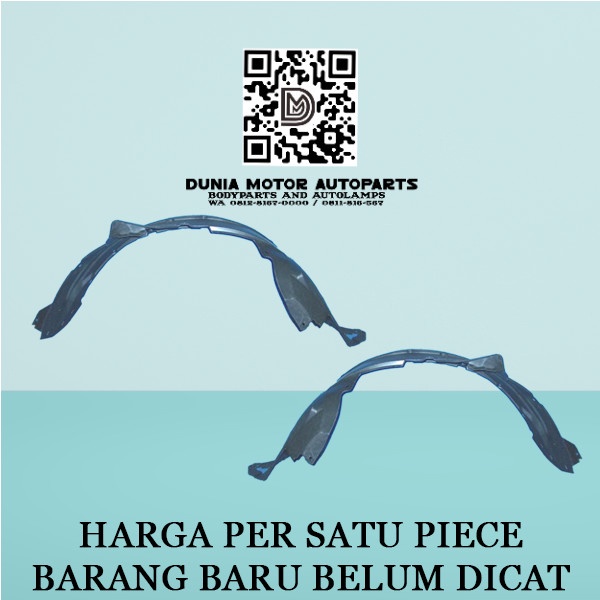 Inner Liner Fender Pelindung Spakbor Crv 2007 2008 2009 Gen 3 Rh/Lh