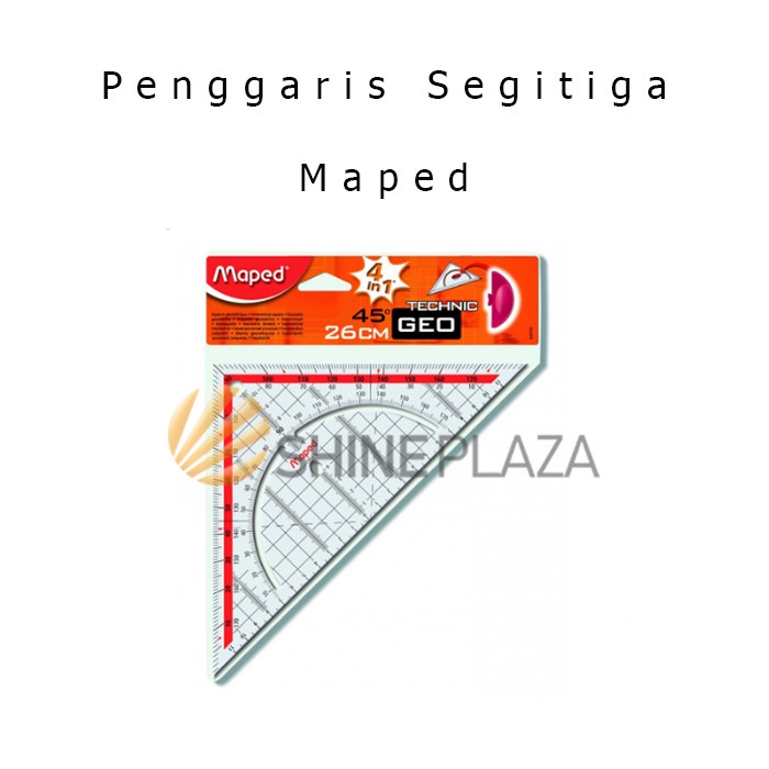 

ATKJaya- Penggaris Segitiga Pegangan Maped 26cm