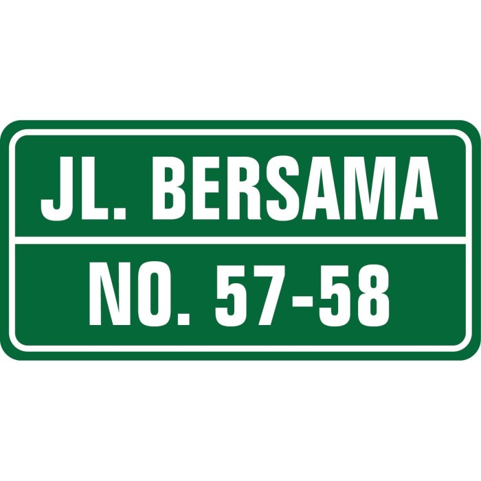 

ATKJaya- (CUSTOM) RAMBU JALAN RAYA / PERUMAHAN / KOMPLEK - 20X40CM SIGNAGE