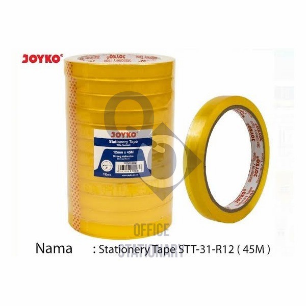 

ATKJaya- Isolasi Solasi Selotip Joyko STT-31 12 mm x 45m 1 Slop isi 12 Roll