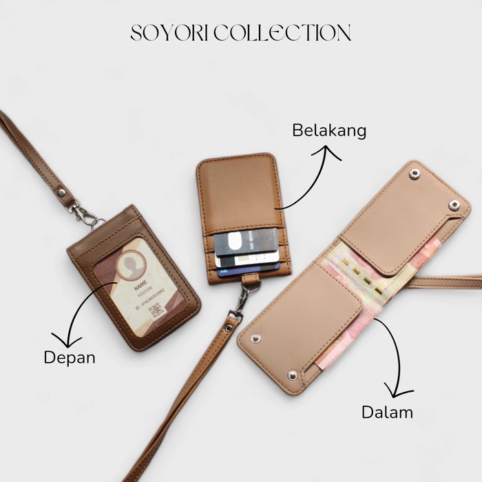 

ATKJaya- id card holder nametag lanyard dompet uang SID005