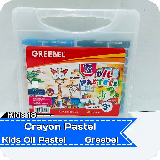 

ATKJaya- Crayon Oil Pastels Kids 12 - Kids 18 - Kids 24 Greebel