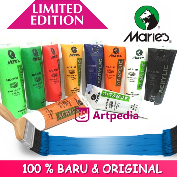 

ATKJaya- Maries Acrylic Colour 75ml / Cat Acrylic Maries / Cat Akrilik Maries