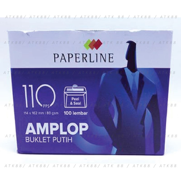 

ATKJaya- Amplop Putih Paperline 110 PPS Uk. 114 x 162 mm
