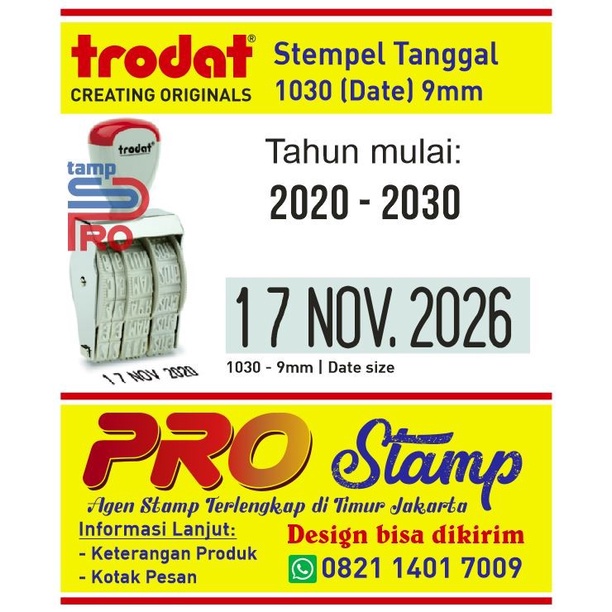 

ATKJaya- Stempel Trodat 1030 (9mm)