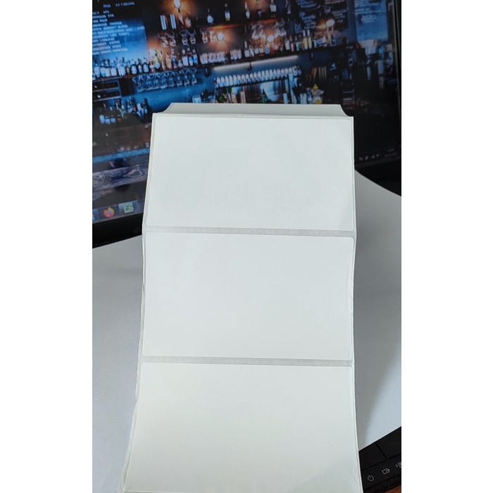 

ATKJaya- LABEL SEMICOATED 100x60 mm ISI 500 PCS STIKER BARCODE 100 x 60 ETIKET