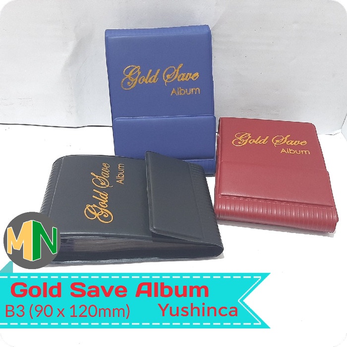 

ATKJaya- Gold Save Albim/Penyimpanan Lm Merk yushinca/Album Name tag A3