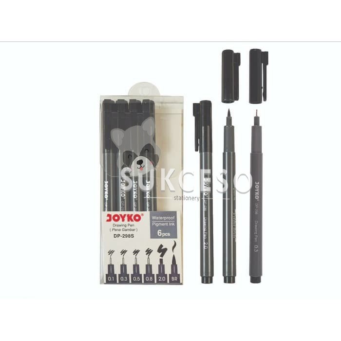 

ATKJaya- Joyko Drawing Pen Set (Isi 6) DP-298S Berkualitas