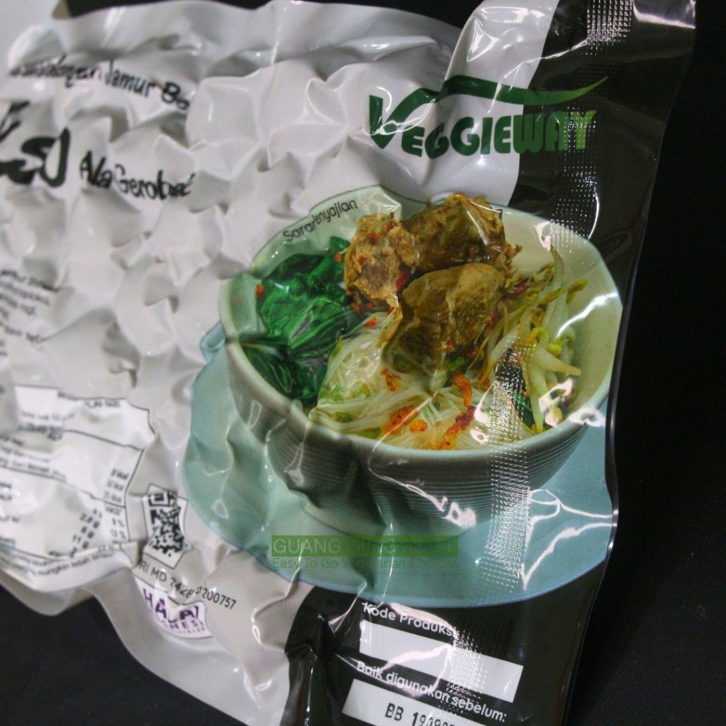 

Baso Gerobak Veggieway / Bakso Gerobak Vegan / Bakso Vegetarian 450GR