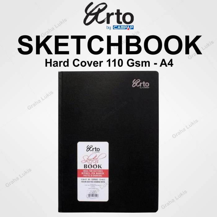 

ATKJaya- Arto Sketch Book A4 - Hard Cover