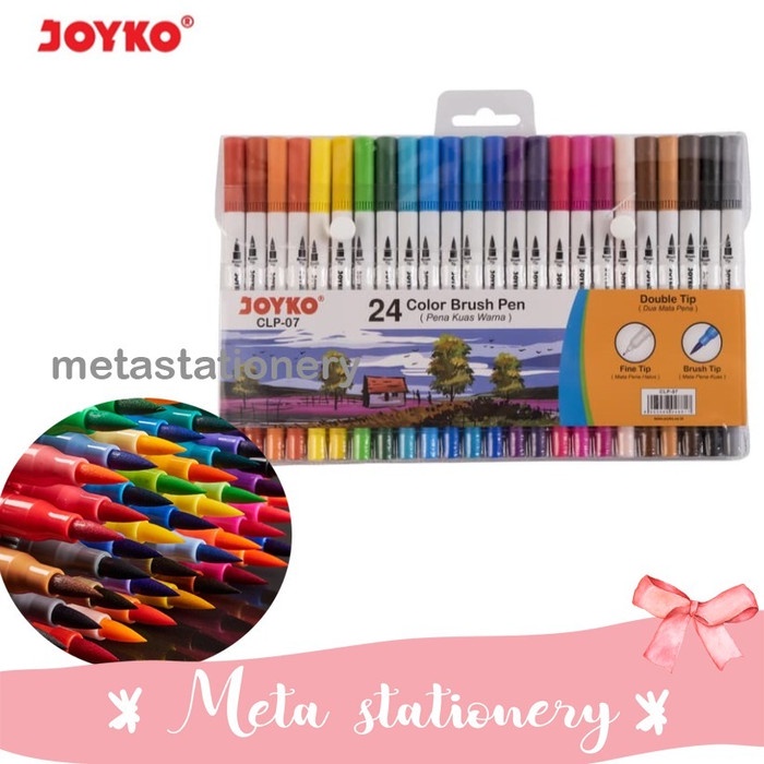 

DUAL BRUSH PEN JOYKO 24 WARNA CLP-07