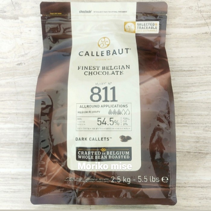 

JH8 Callebaut 811 / Callebaut Dark Chocolate Well Bitter 54,5% belgian