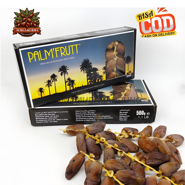 

Kurma Palm Fruit 500gr - Palm Frutt - Tunisia Tangkai 500 gr Original
