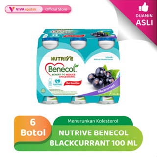 

Nutrive Benecol Blackcurrant 100 ml Menurunkan Kadar Kolesterol (Pack - 6 Botol)