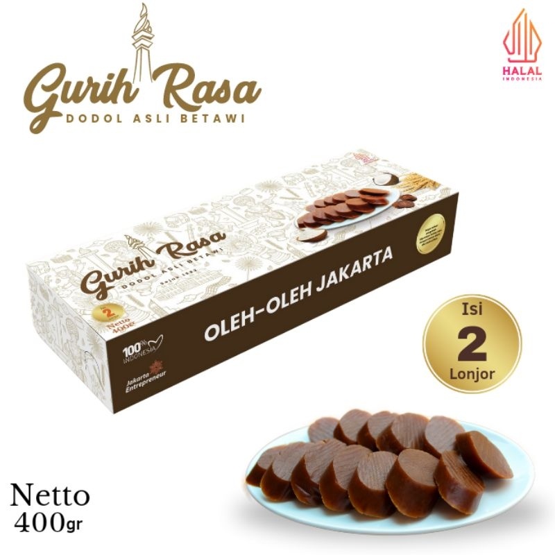 

Dodol betawi / gurih rasa / oleh oleh jakarta /ketanparis