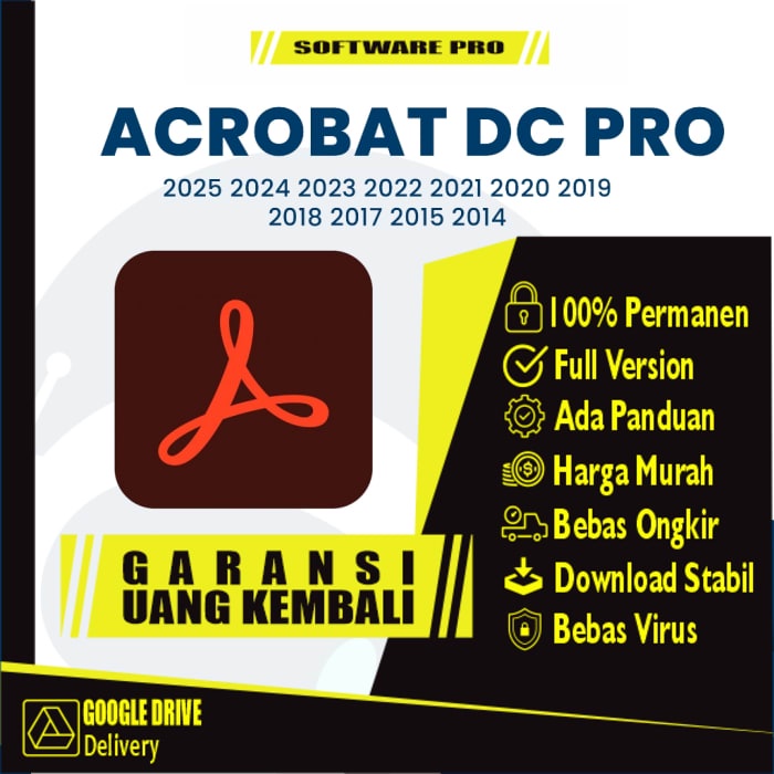 ATAR (Win/Mac) Acrobat Baru/Lama Win PRO LIFETIME