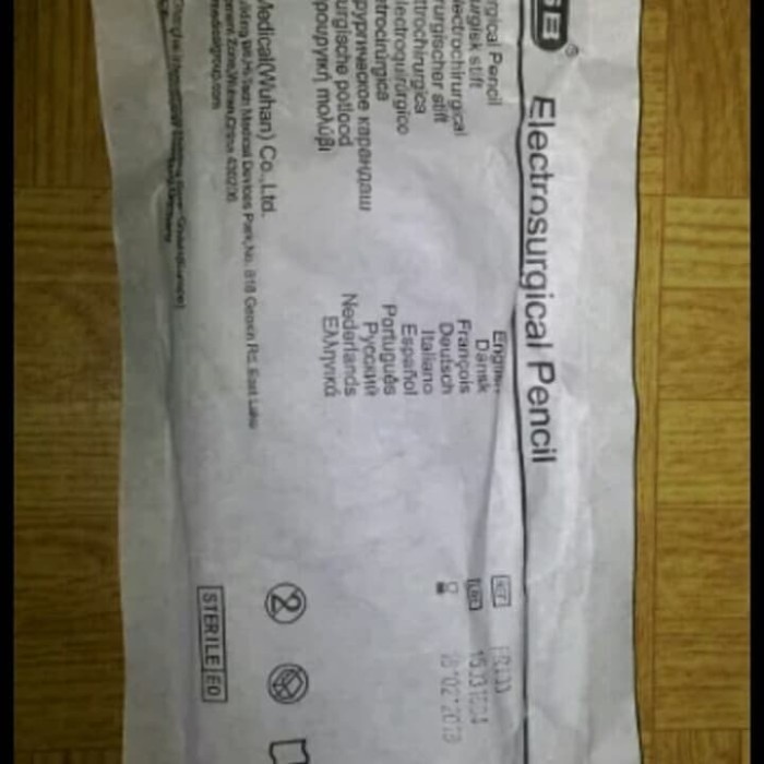 

ELECTROSYRGICAL PENCIL COUTER REUSABLE