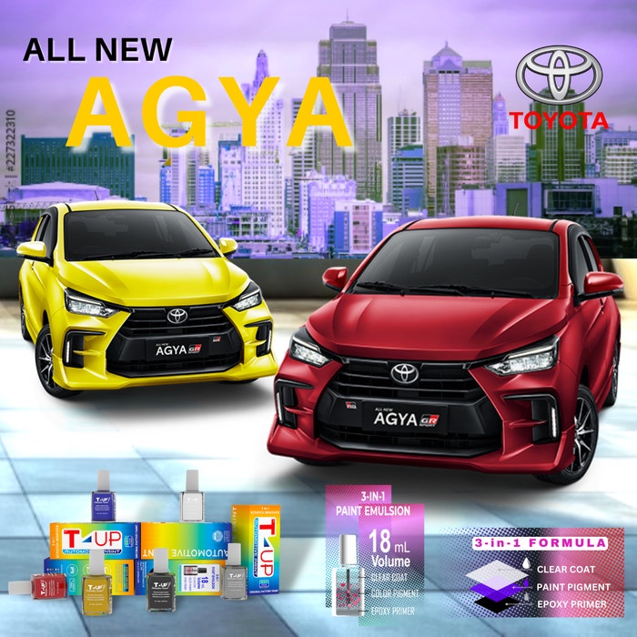 Cat Oles T-Up - Khusus Toyota New Agya 2023