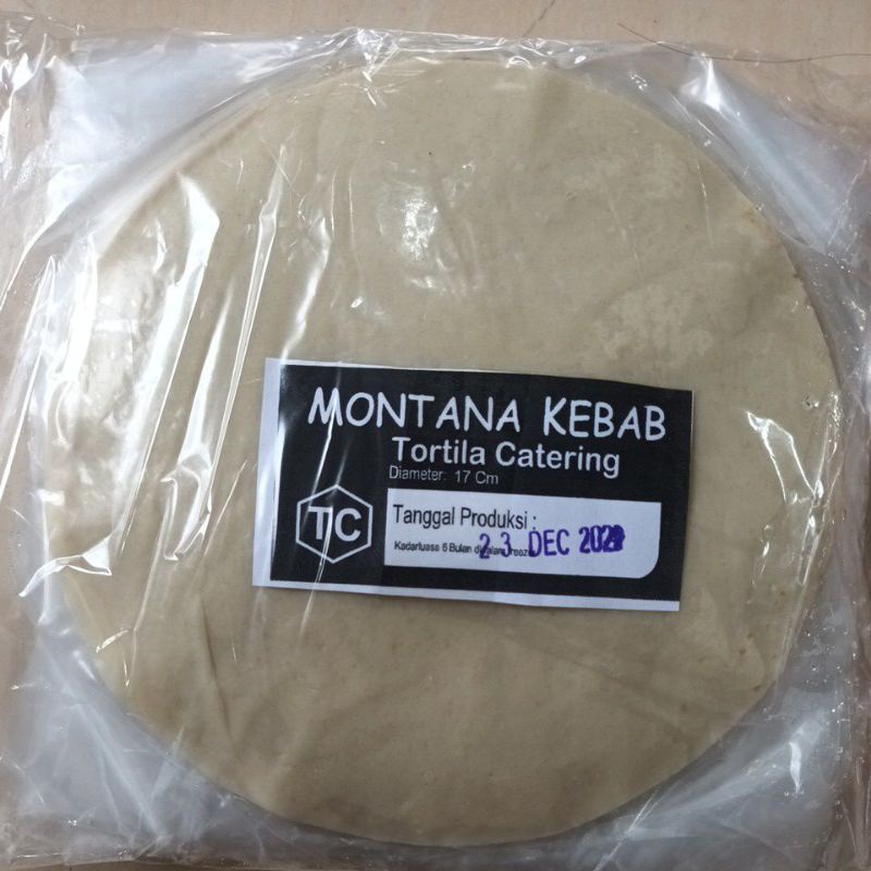 

Tortilla Catering 17 cm, isi 20 lembar Rp 21.000