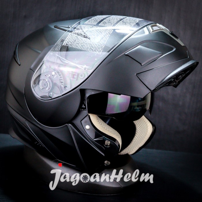 JAYAmart- ZEUS HELM ZS3020 MATT BLACK ZS 3020 MODULAR