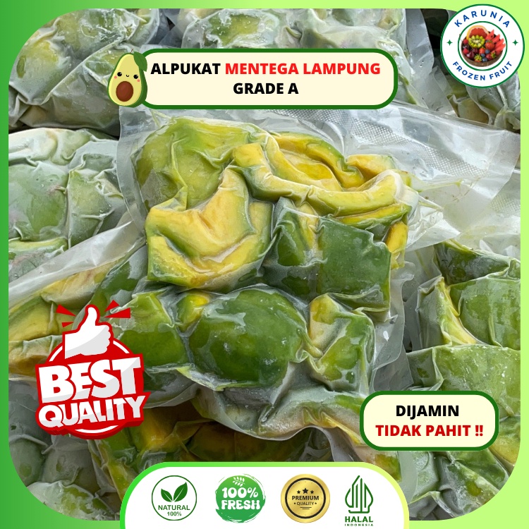 

Alpukat Mentega Super Lampung / Avocado Frozen Premium Grade A 500gr