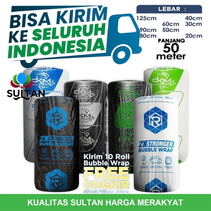 

SOUVEN- BUBBLE WRAP ROLL BENING BUBLE WARP PUTIH TEBAL TERMURAH