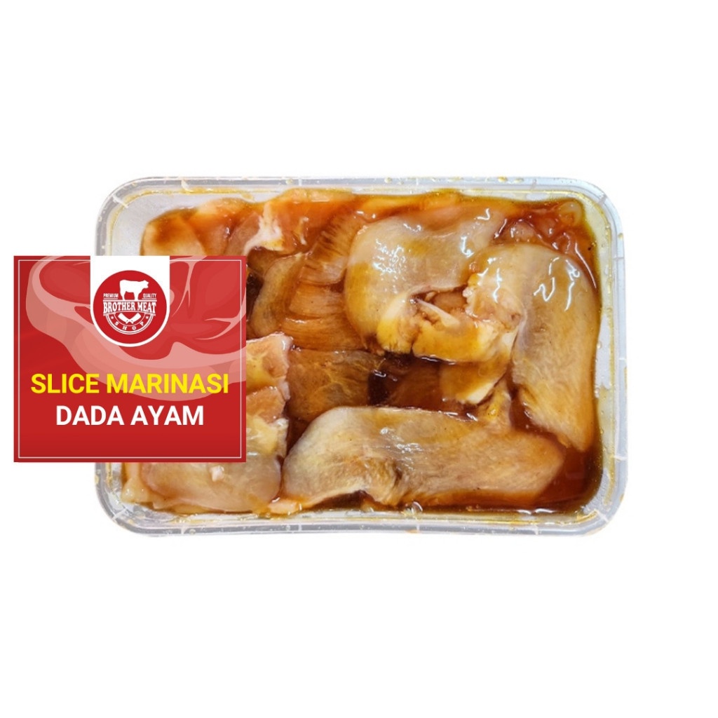 

Slice Marinasi Dada Ayam 500gr, Brothermeatshop