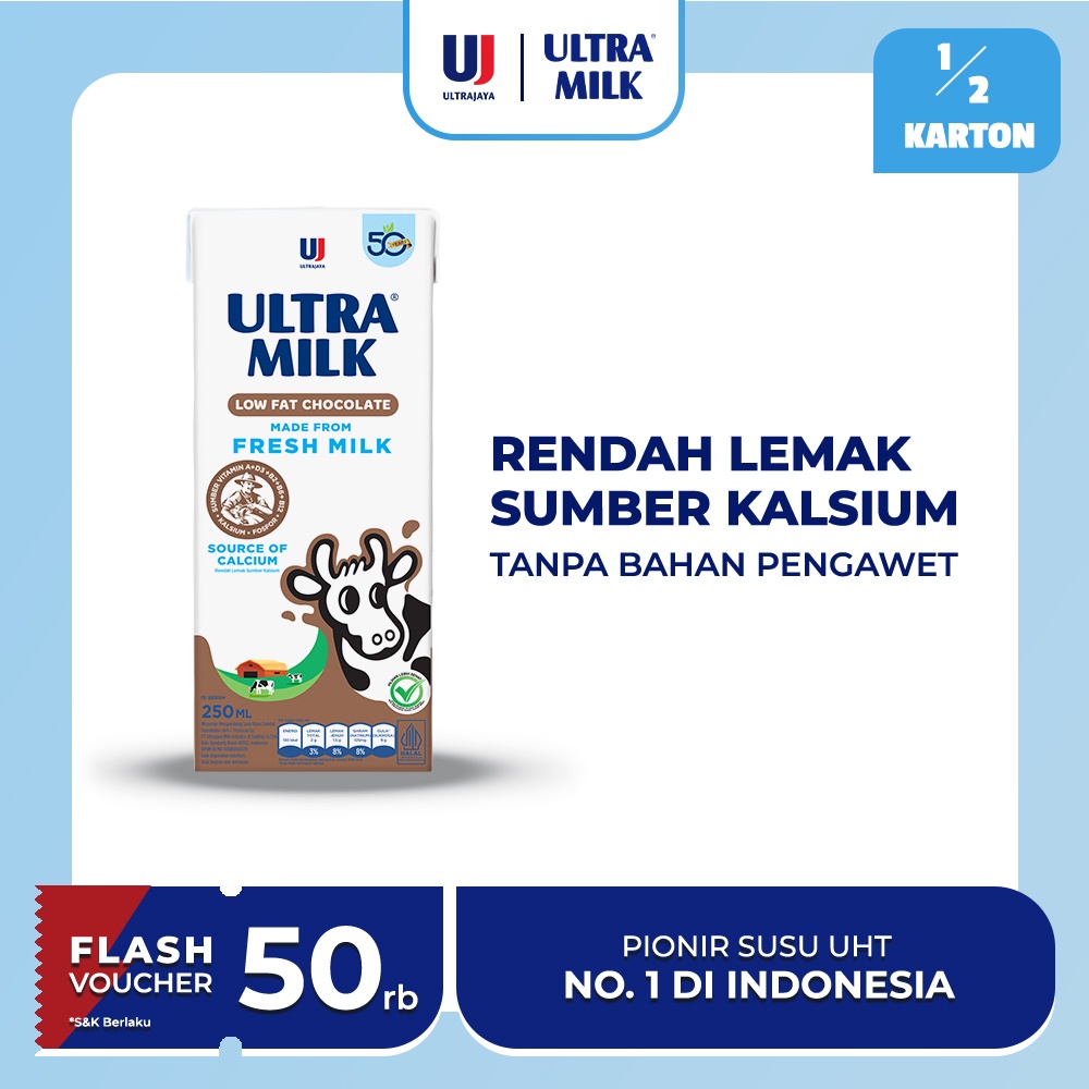 

Ultra Milk Low Fat Chocolate 250 ml