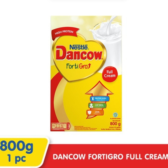 DANCOW Fortigro Susu Full Cream Box 800 gr / 800gr