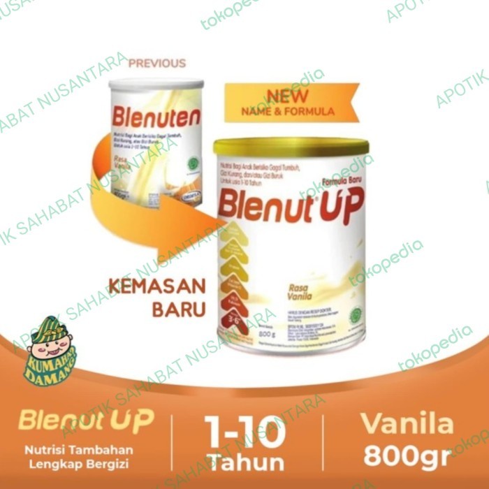 Susu Blenuten Up Blenut Up (Blenuten Medis) - 800 gr Nutrisi