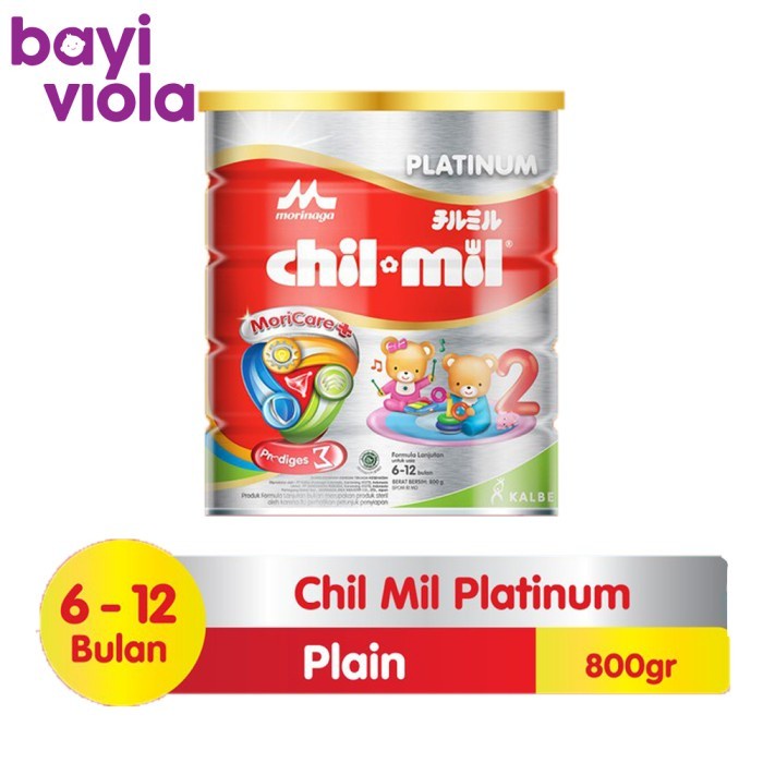 Morinaga Chil Mil 2 Platinum Susu Anak (6-12 Bulan) - 800gr