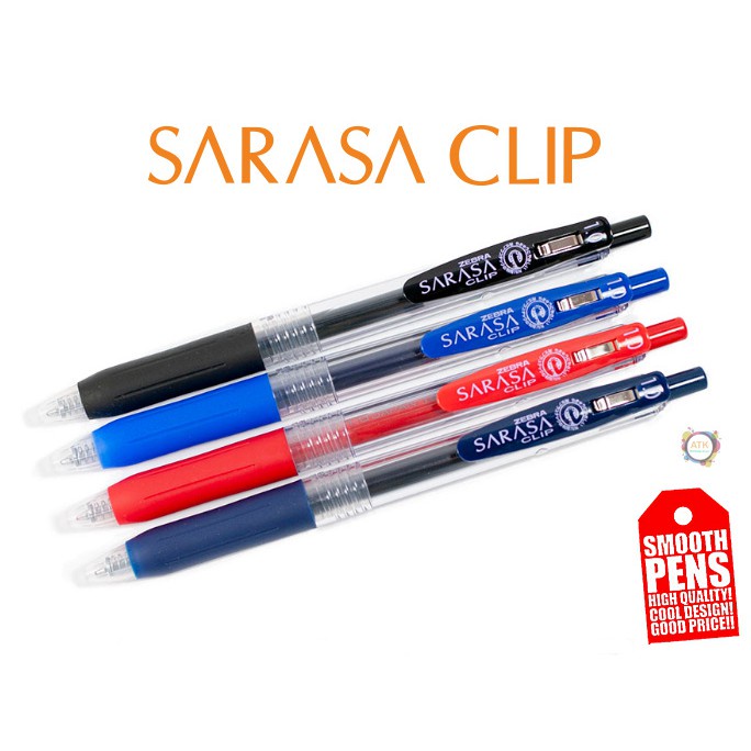 

IK! Pulpen Gel Zebra Sarasa Clip 1.0 mm Semua Warna