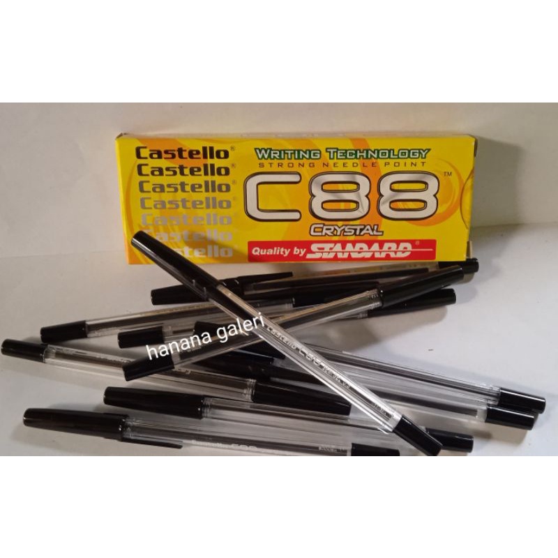 IK! Pulpen/Ballpoint/Pena Castello C88 Crystal Standard