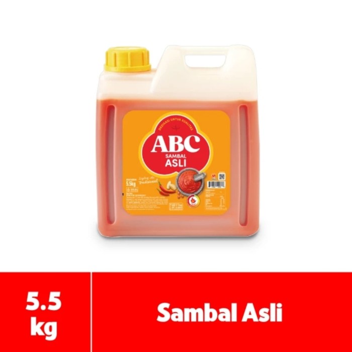 

Sambal Asli ABC 5.5kg / 6kg Derigen HOREKA Gojek