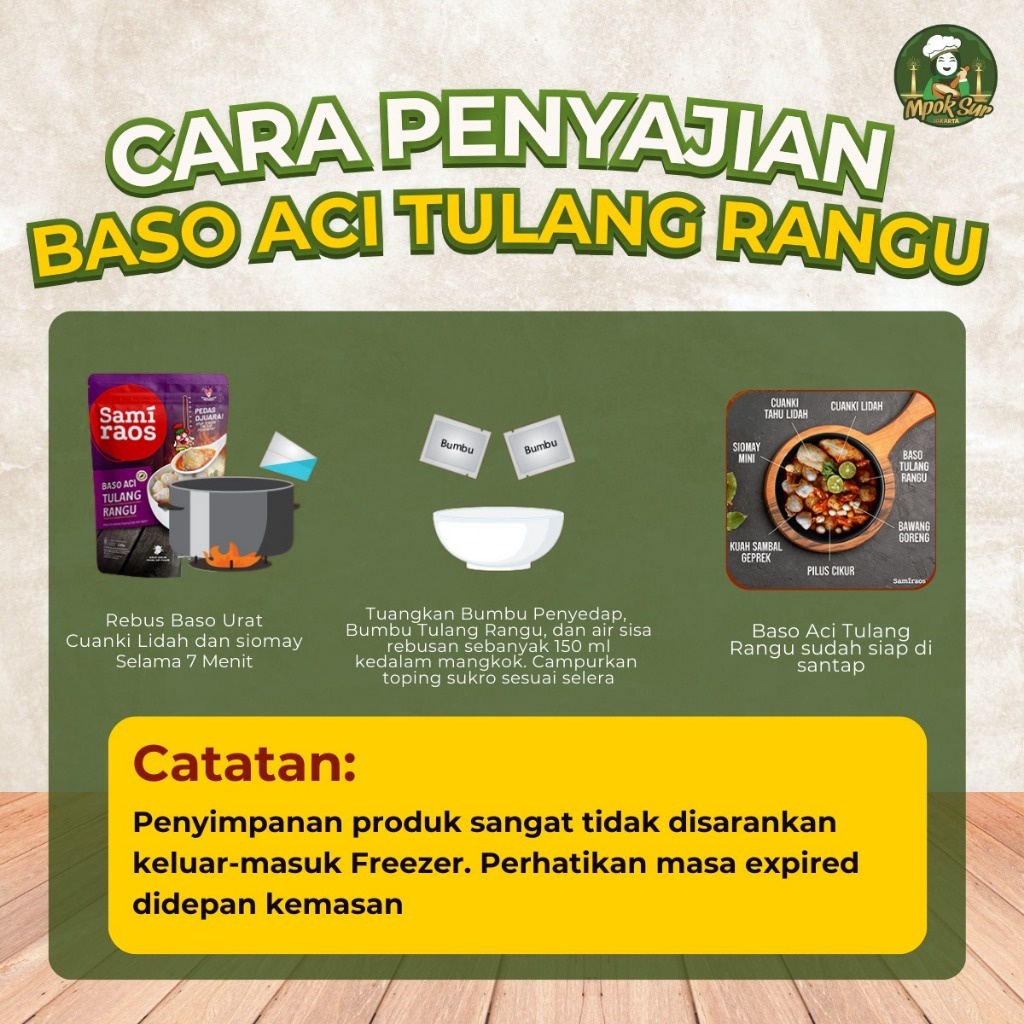 

Paket Hemat Sami Raos Baso Geprek Tulang Geprek isi 2