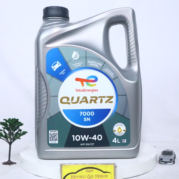 JAYAmart- OLI TOTAL QUARTZ 7000 SN 10W-40 4L - OLI TOTAL QUARTZ 7000 10W40 4L