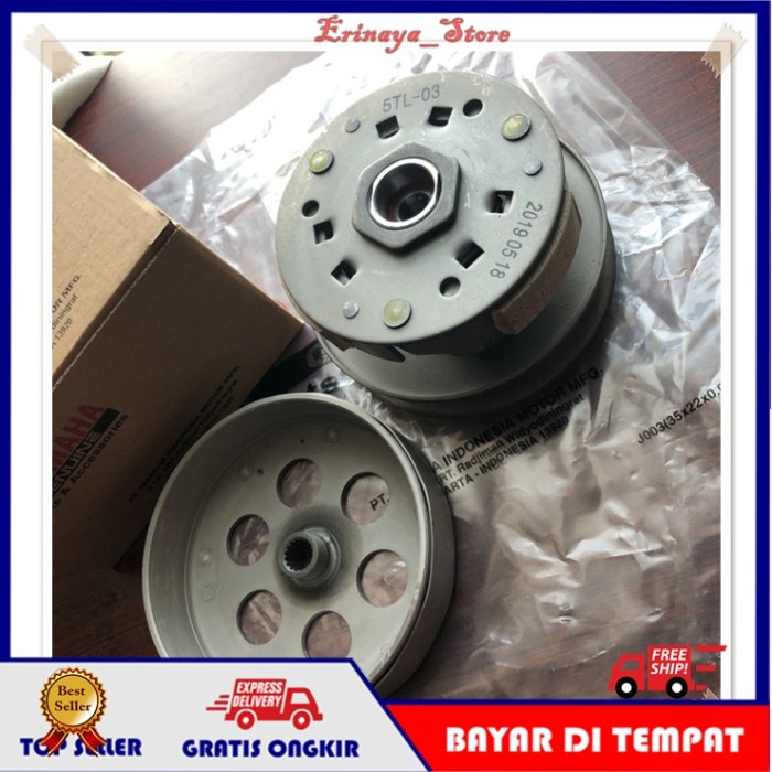 Original Pully Puli Pulley Assy Set Yamaha Mio Sporty Soul J 5Tl Ori