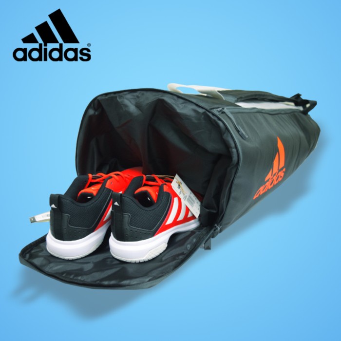 Terlaris Tas Raket Badminton Bulutangkis / Tenis Adidas VS3.1 6 Racket Bag Grey