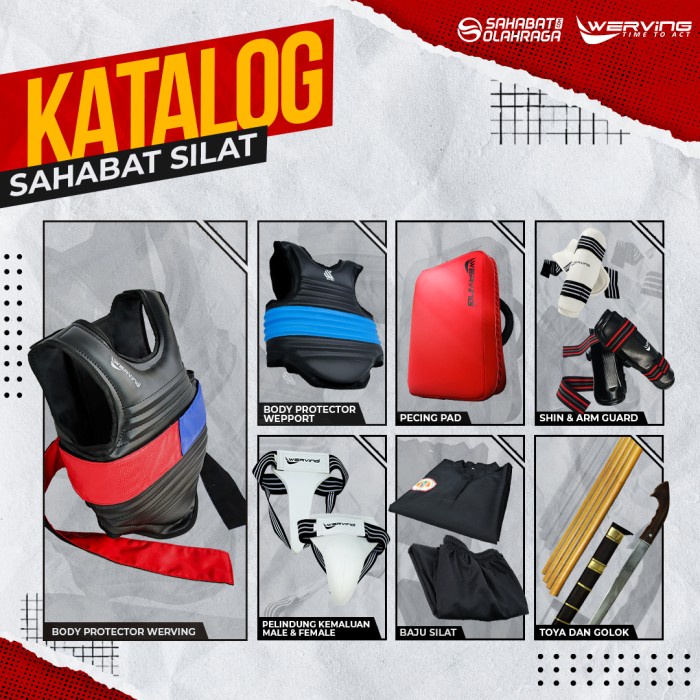 Terlaris Body Protector Silat Werving Anak , Pelindung Badan Silat