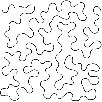 

PATTERN PLASTIC STENCIL QUILTING TEMPLATE PATCHWORK SEWING CRAFT TOOL