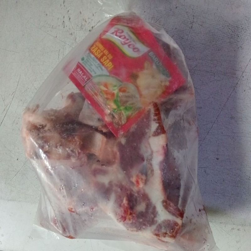 

tulang iga sop sapi -+1kg free bumbu kaldu sapi