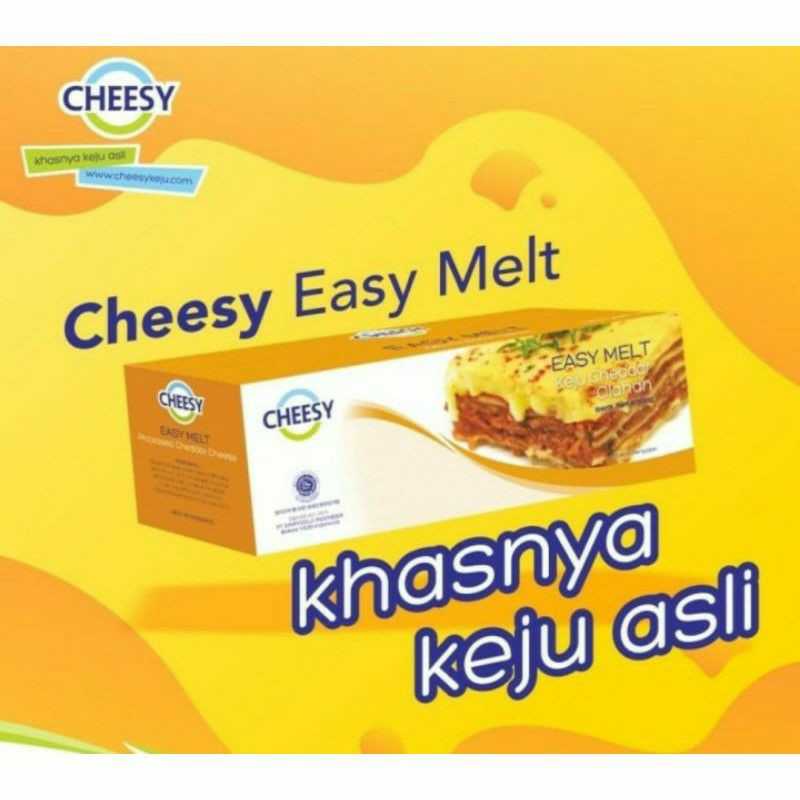 

Cheesy Easy Melt 480gr Keju Mudah Leleh 1/2kg