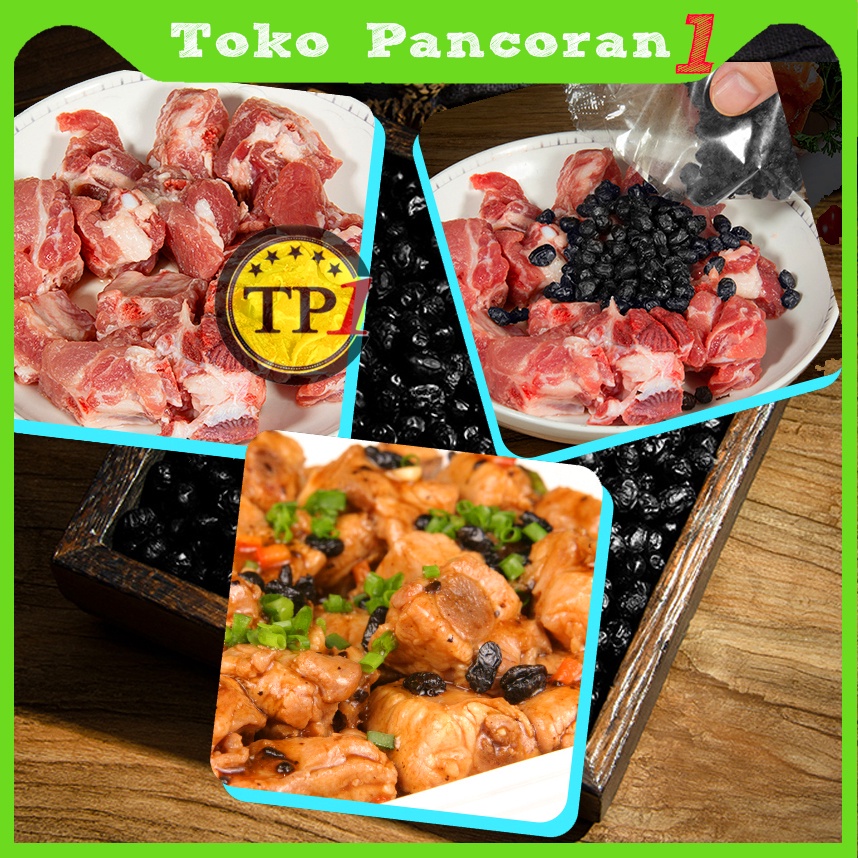 

Salted Black Beans /Kacang Hitam/tausi/Preserved Beans/kacang kedelai hitam fermentasi