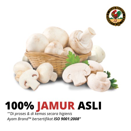 

Ayam Brand - Jamur Kaleng Kancing Air Garam Mushroom 420gr