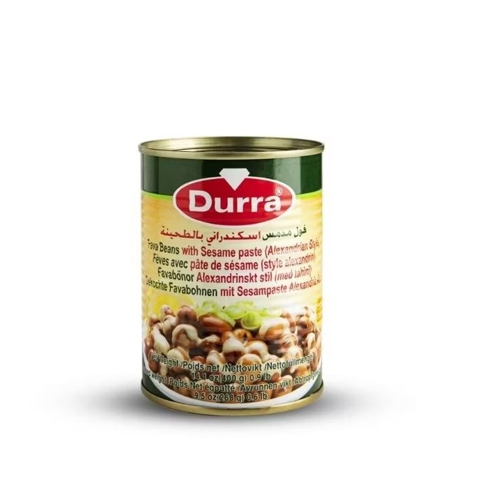 

Durra Fava Beans with sesame paste 400gr Exp 16/3/2026