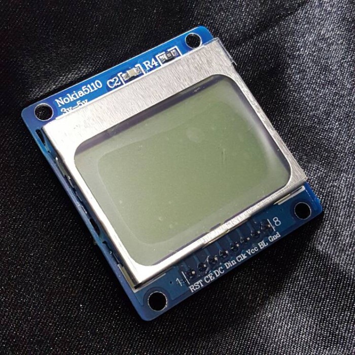 

HJK LCD Module Nokia 5110 for Arduino White Backligh + Pin Header