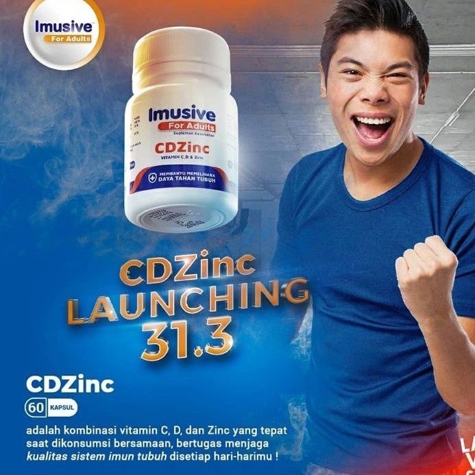 Imunsive CD Zinc BOTOL isi 60