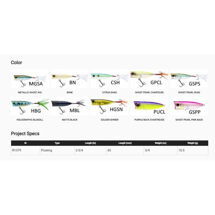Promo Terbatas Yozuri Duel Hardcore Top Water Lure 70F 70Mm 10.5Gr Umpan Pancing Casting Aman