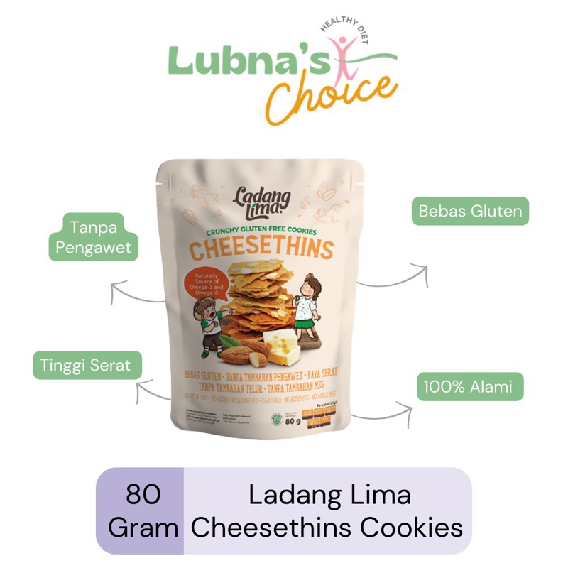 

HJ Ladang Lima - Cheesethins Cookies Bebas Gluten